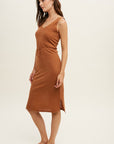 The Peyton Twist Back Midi Dress