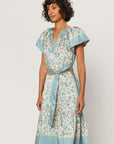 The Saressa Flutter Sleeve Midi Dress by Current Air