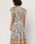 The Railyn Split Neck Midi Dress by Current Air