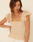 The Sunshine Smocked Top