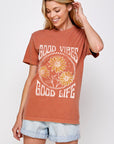 The Good Vibes Good Life Graphic Tee