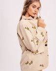 The Suraya Floral Corduroy Blazer