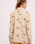 The Suraya Floral Corduroy Blazer