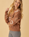 The Kari Smiley Knit Sweater