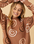 The Kari Smiley Knit Sweater
