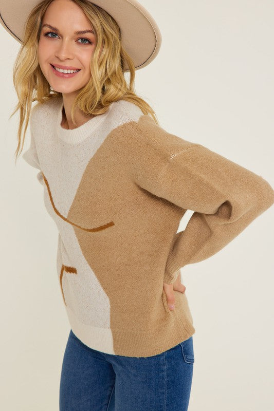 DESERT 3/4 SLEEVE COMFORT KNIT TEE main image 1