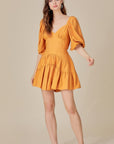 The Lauren Tiered Ruffle Mini Dress