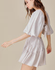 The Lauren Tiered Ruffle Mini Dress