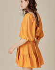 The Lauren Tiered Ruffle Mini Dress