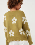 The Distressed Daisy Sweater
