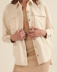 The Yora Corduroy Shacket