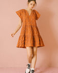 The Butternut Textured Mini Dress