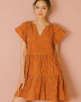 The Butternut Textured Mini Dress