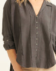 The Bessa Exposed Seam Shirt