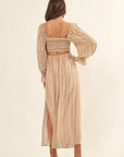 The Dae Square Neck Maxi Dress