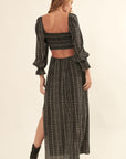 The Dae Square Neck Maxi Dress