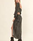 The Dae Square Neck Maxi Dress