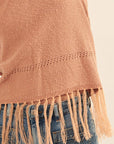 The Demi Crochet Fringe Tank Top