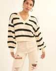 The Mara Striped Pullover Sweater
