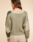 The Dae Colorblock Cardigan