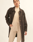 The Harris Dolphin Hem Coat