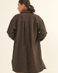 The Harris Dolphin Hem Coat