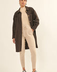 The Harris Dolphin Hem Coat