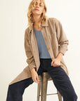 The Harris Dolphin Hem Coat