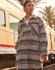 The Suzi Plaid Dolphin Hem Coat