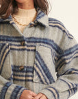 The Suzi Plaid Dolphin Hem Coat