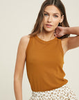 The Ariana Basic Fitted Rib Top