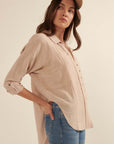 The Bessa Exposed Seam Shirt