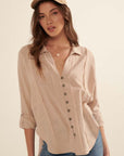 The Bessa Exposed Seam Shirt