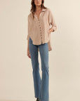 The Bessa Exposed Seam Shirt