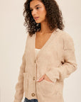 The Kenesa Pointelle Cardigan