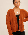 The Kenesa Pointelle Cardigan