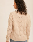 The Kenesa Pointelle Cardigan