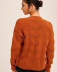 The Kenesa Pointelle Cardigan