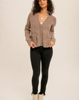 The Kenesa Pointelle Cardigan