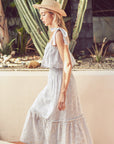 The Beach Bliss Eyelet Midi Dress