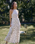 The Devin Spotted Maxi Dress