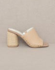 The Serena Raffia Heel