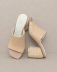 The Serena Raffia Heel