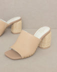 The Serena Raffia Heel