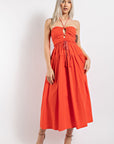The Fairleigh Halter Midi Dress
