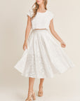 The Marseille Crop Top + Midi Skirt Set - Sold Separately