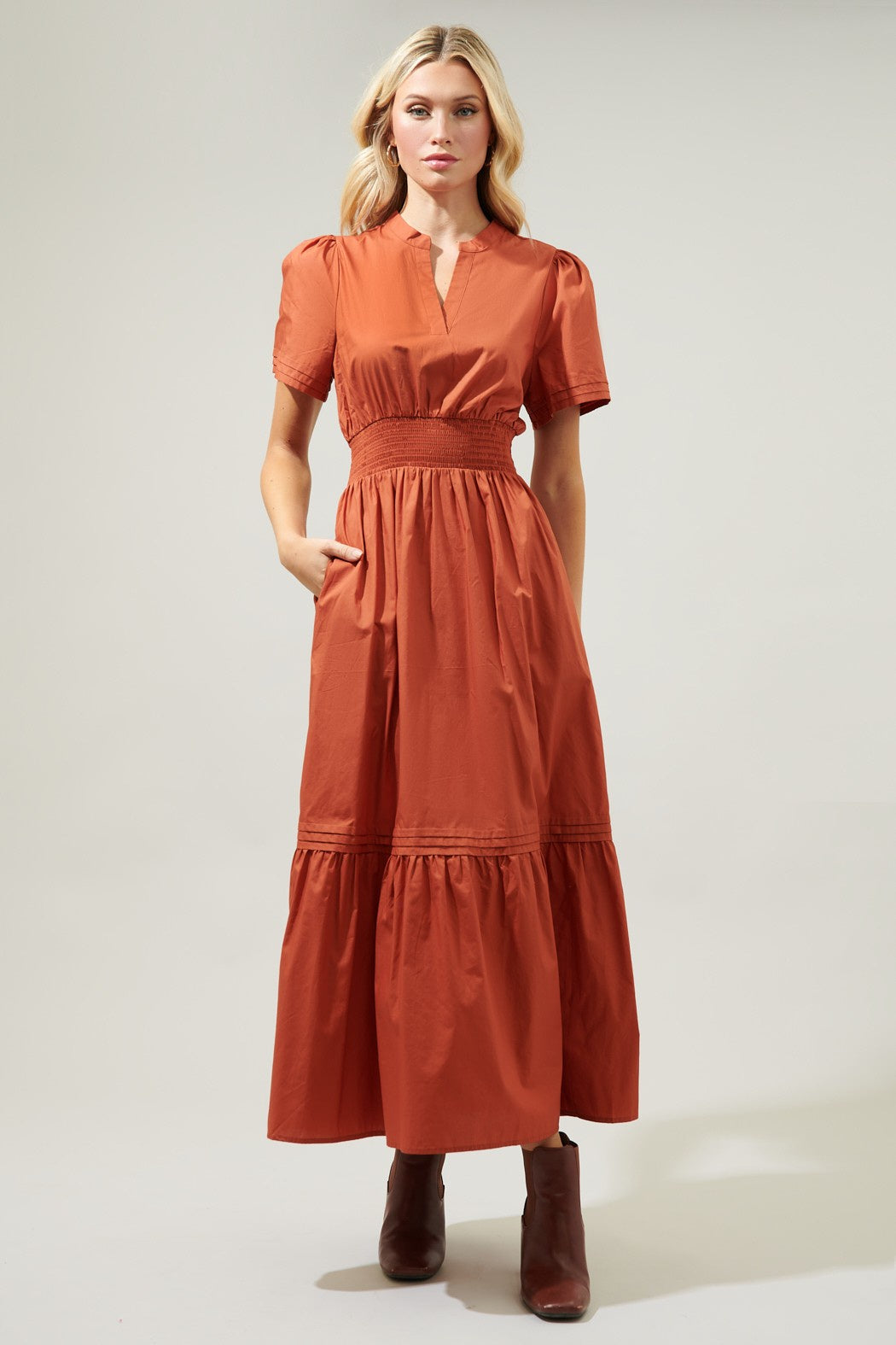 The Everleigh Tiered Maxi Dress