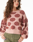 The Cleo Flower Sweater