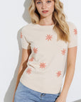 The Landon Embroidered Sweater Top