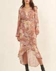 The Miami 70s Hi Lo Dress